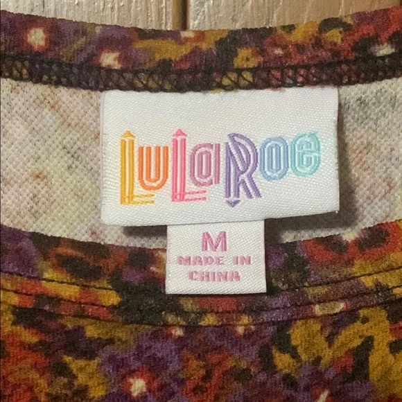 LuLaRoe Burnt Orange Dress Medium M - Picture 3 of 4